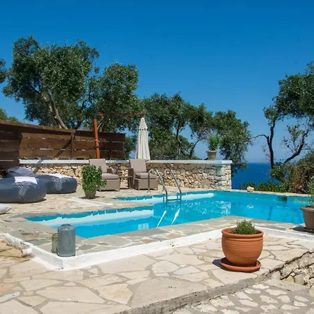 Aetheris Suite, Divine Sea Views, Private Pool, Furnished Terrace, Paxos Villa